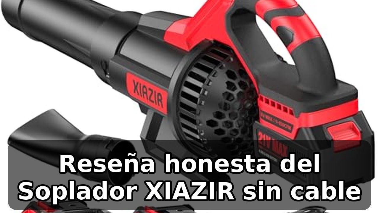 Reseña honesta del Soplador de Hojas sin Cable XIAZIR JY-LB2401-A: potencia real