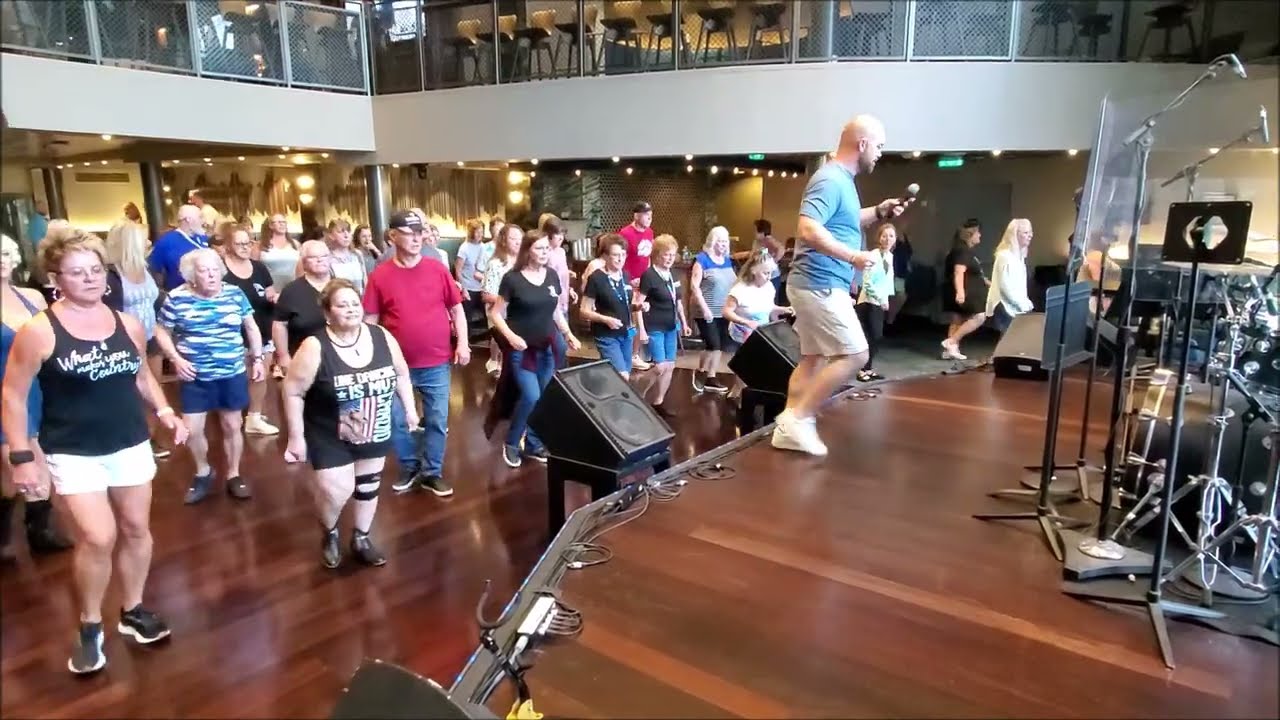 Flow Rider LD By Sierra Gil & Dustin Valcalda To Music With Trevor @ JC Dance Cruise On RC Oasis On
