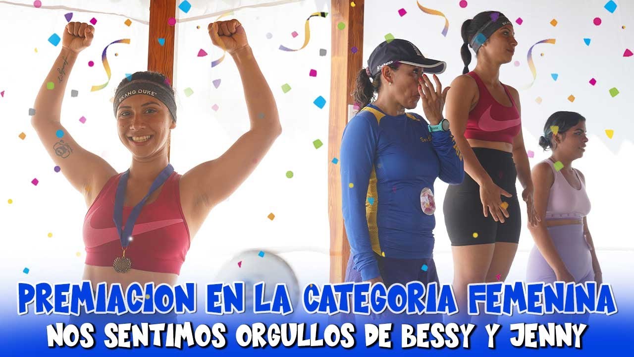 PREMIACION DE LAS CHICAS. 🏆🎉 Bessy y Jenny dieron la cara por EL CANAL. Felicidades a las 2