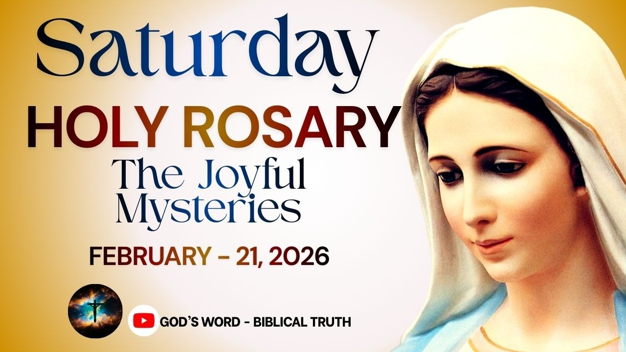 Holy Rosary (Feb 21, 2026) | Joyful Mysteries | How to Pray the Rosary