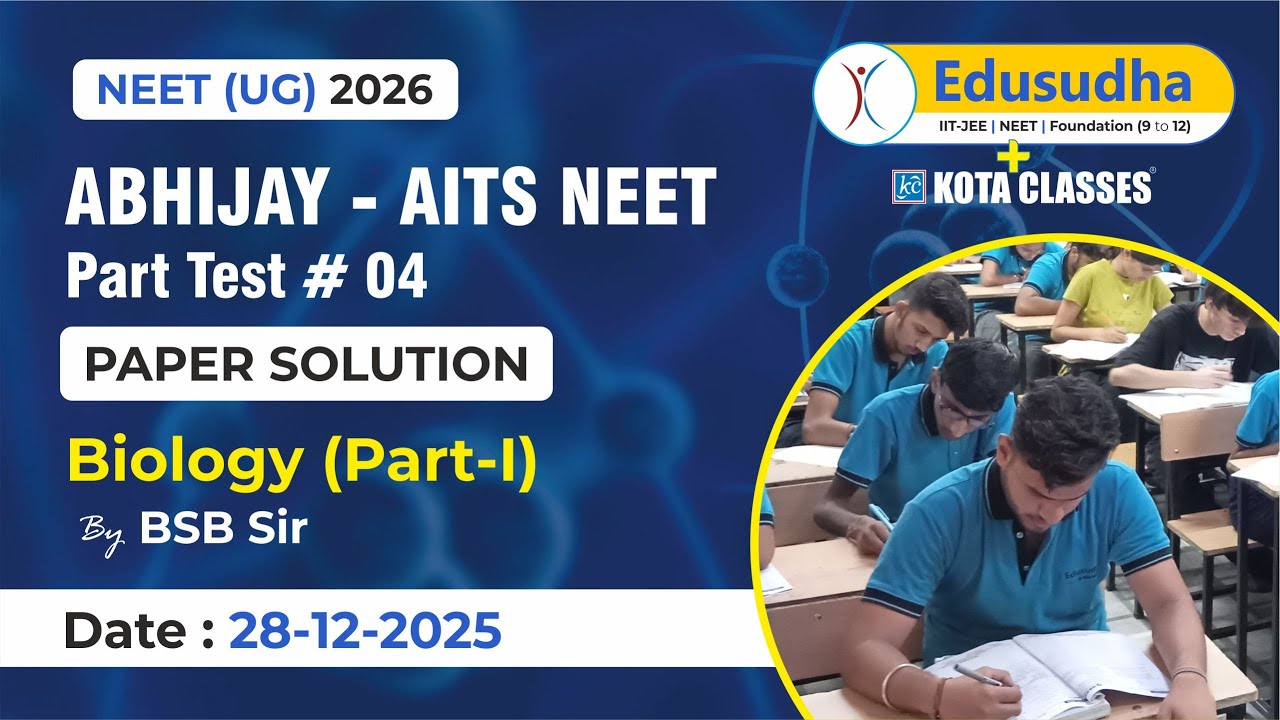 Biology (Part-I)| Abhijay AITS | PT 04| BSB Sir |