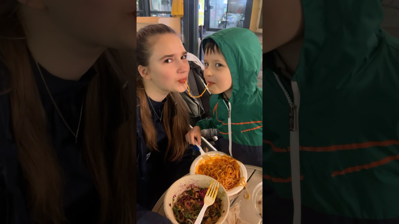 Karolina Protsenko likes spaghetti ❤️ #love #family #eating #restaurant #fun #cute #girl #happy