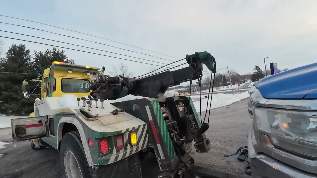 Medium duty and Papa Smurf get acquainted !