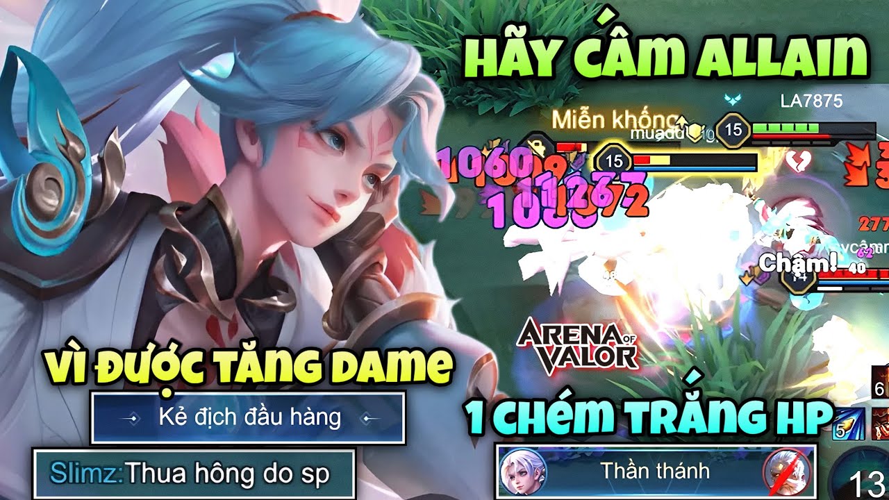 H&atilde;y Cấm Allain V&igrave; Qu&aacute; Lỗi Khi Tiếp Tục Được Tăng Dame 