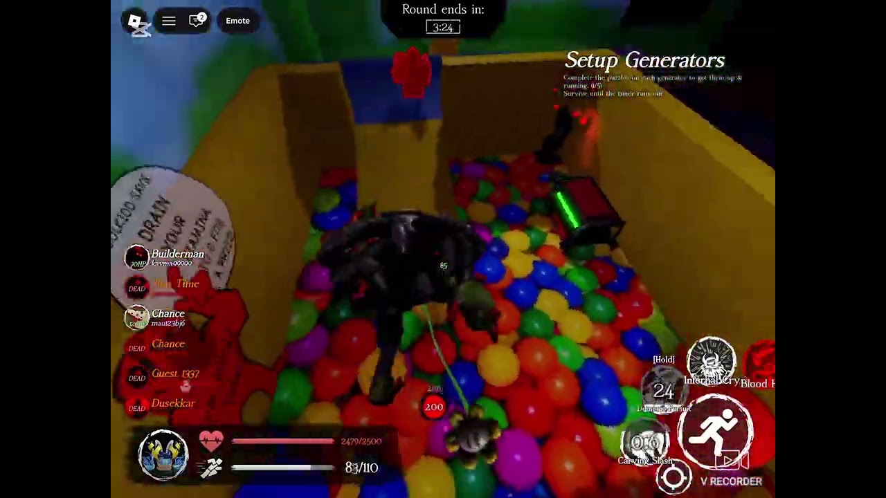 Winning With Every Guest 666 Skins That Have A Custom Chase Theme | Roblox Forsaken