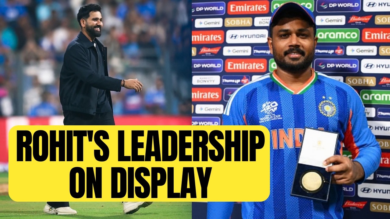 Rohit Sharma reveals motivation behind Sanju Samson pep talk before T20 World Cup |Sports Today