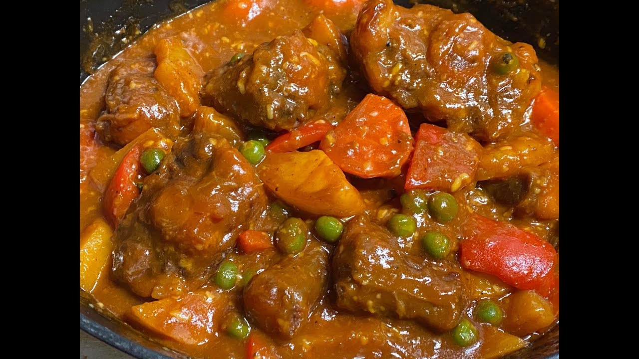 BEEF CALDERETA with PINEAPPLE ang mas lalong pinasarap  | pininyahang kaldereta ko