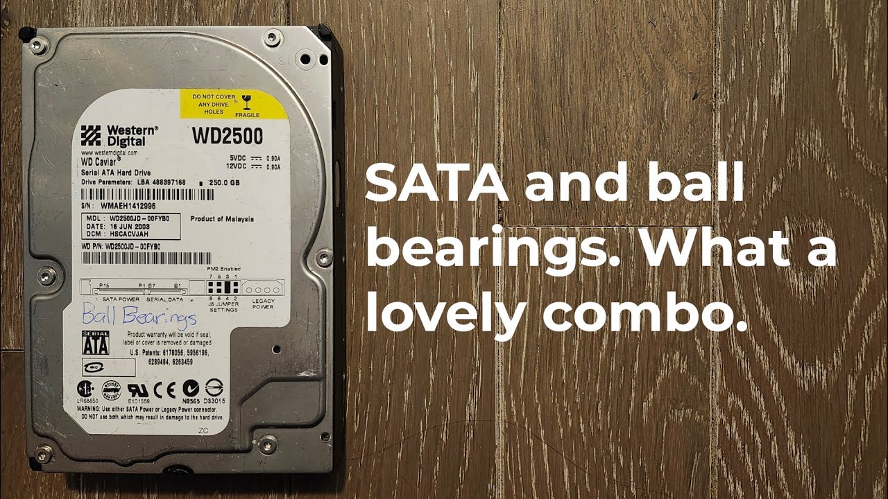 Hard Drive Sounds: WD Caviar WD2500JD-00FYB0