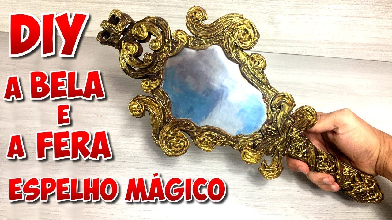 Espelho Mágico de A Bela e a Fera - Como fazer.