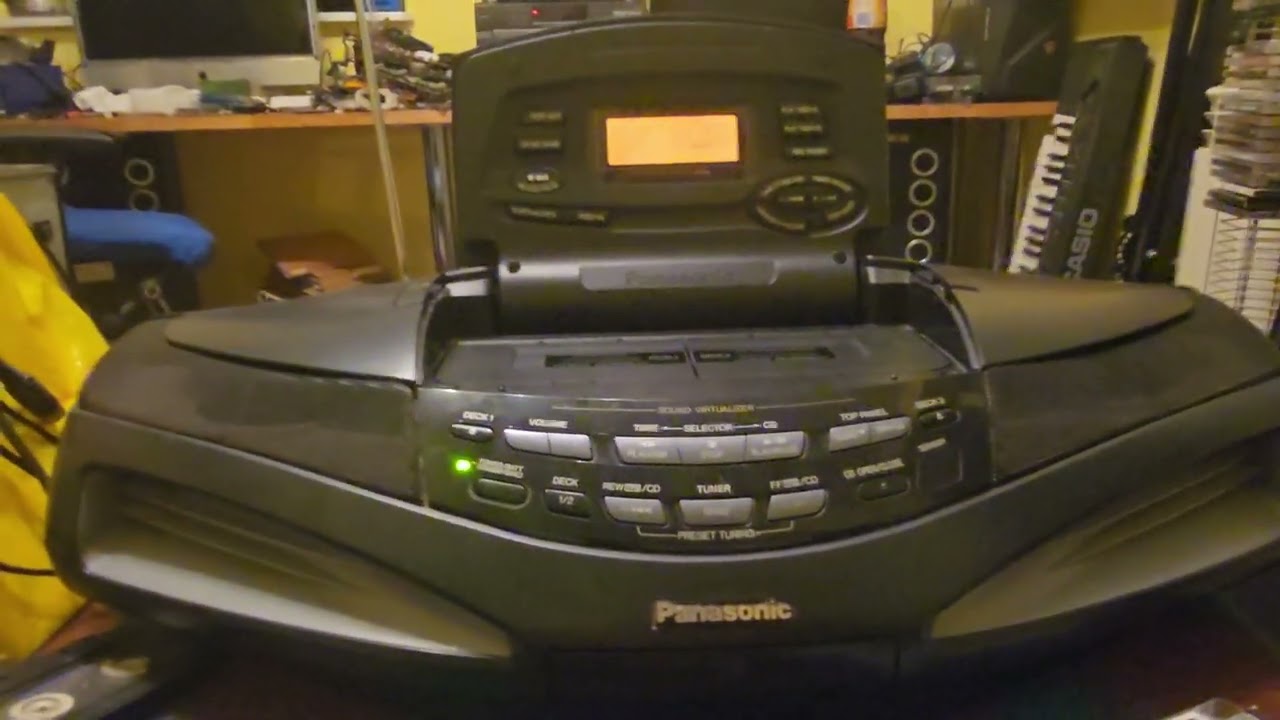 prezentacja radiomagnetofonu Panasonic RX-ED77 