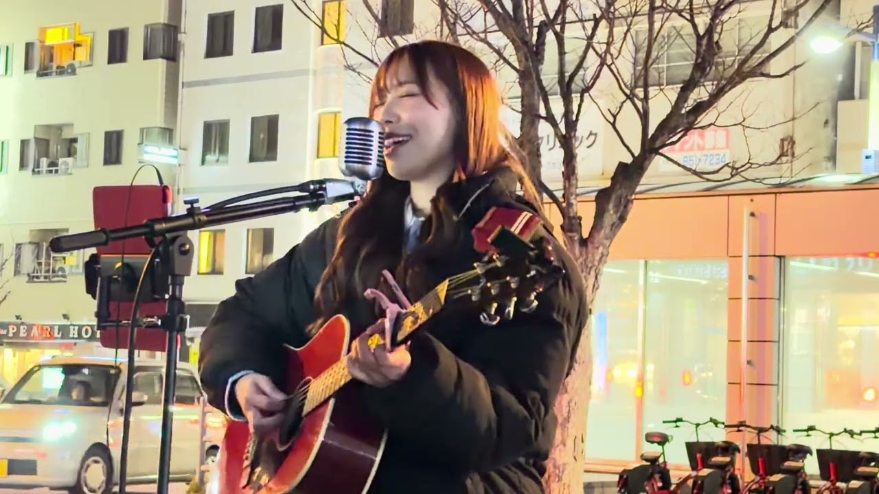 2026.3.8 福本愛莉 高松路上ライブ2部 JR高松駅前 香川県高松市 シンガーソングライター #ふくも党
