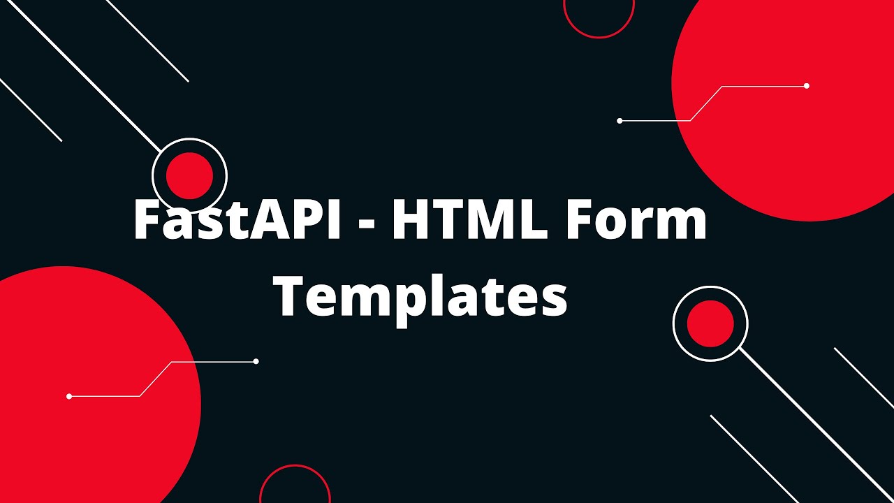 Учебник Python FastAPI №13 FastAPI &mdash; Шаблоны HTML-форм