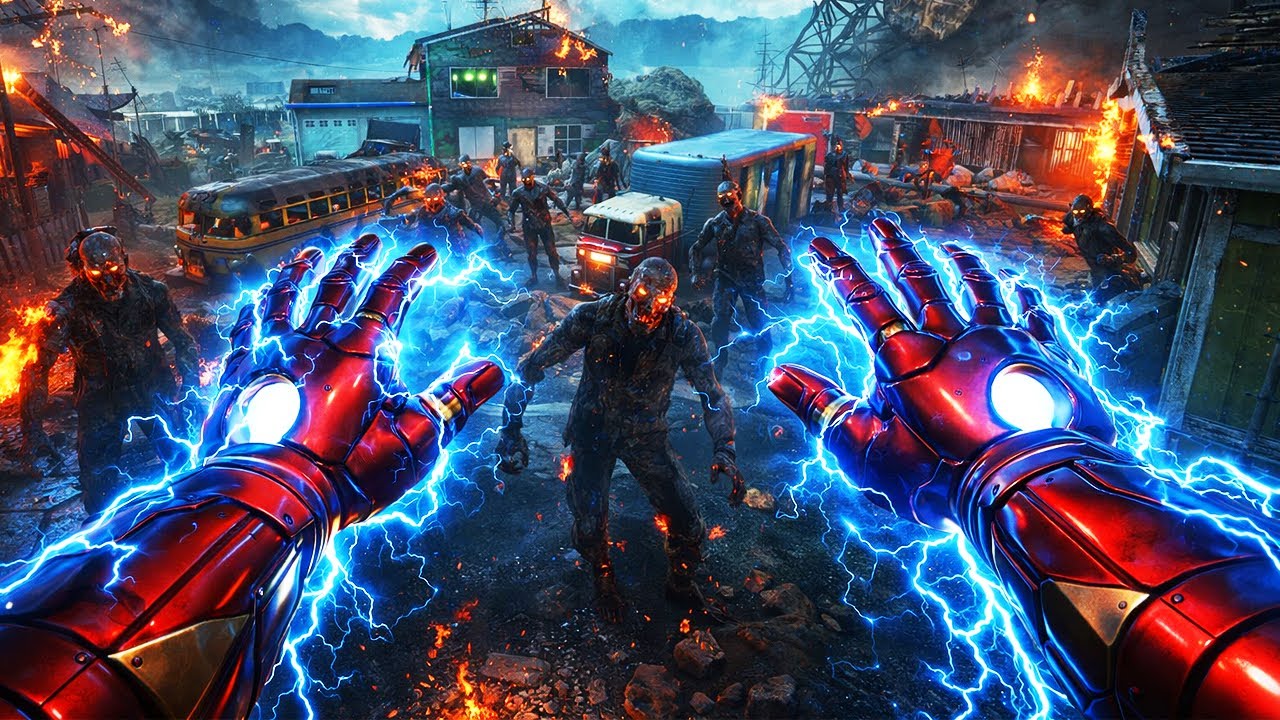 BO3 ZOMBIES IRON MAN VS NUKETOWN MOST INSANE MOD EVER #shorts