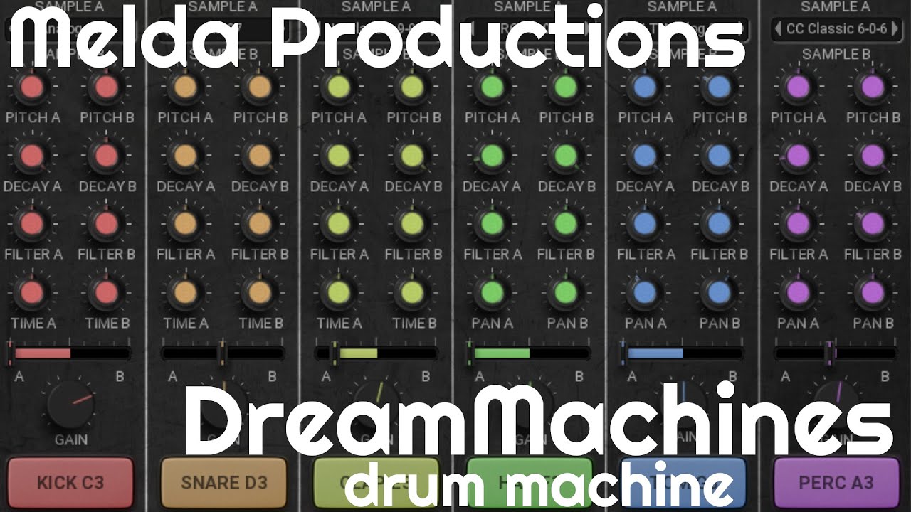 DreamMachines Drum Machine by Melda Productions (No Talking)