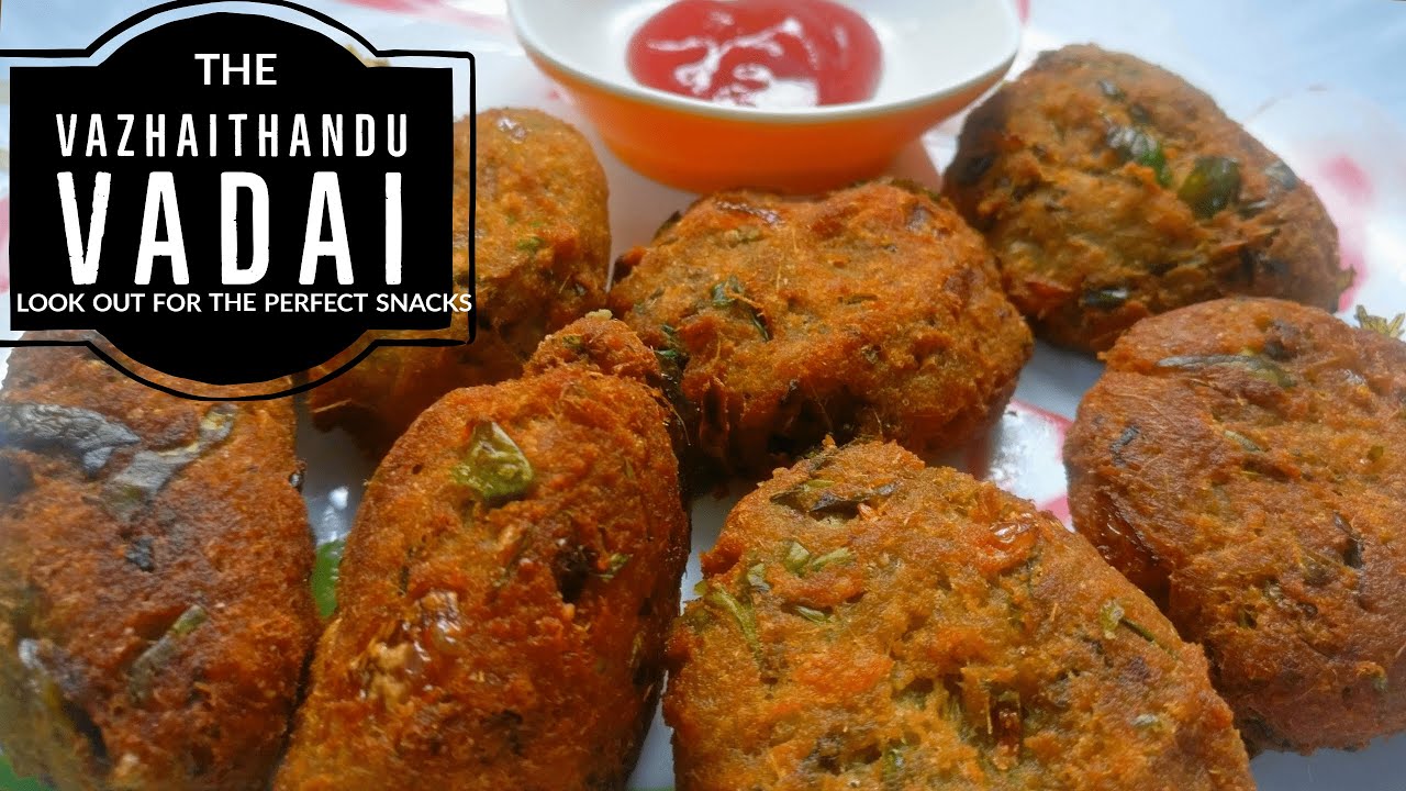 வாழைத்தண்டு வடை | ருசியும் சத்தும் நிறைந்த வடை | Healthy Instant Vadai | Vazhaithandu Vadai in Tamil
