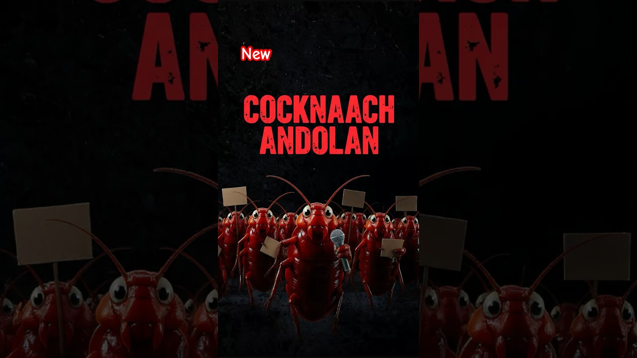 Cockroach andolan# shayari#mano# next andolan#funny #comedy
