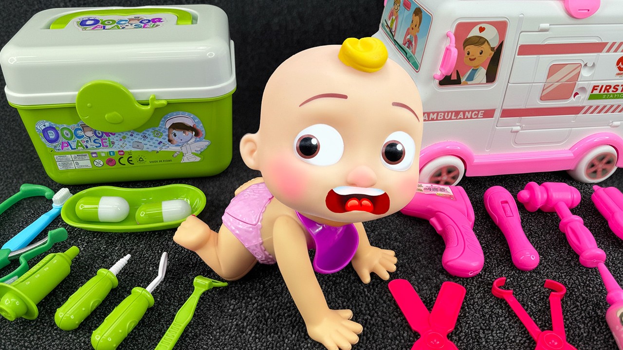 22 Minutes Satisfying Unboxing Pinkfong Doctor Toys, Ambulance Playset ASMR | Bunny Unboxing