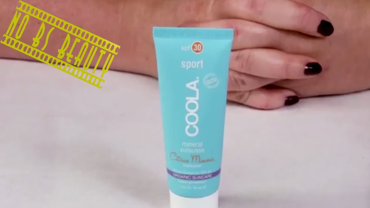 Coola Mineral Sport SPF 30 Citrus Mimosa Body & Face Moisturizer Review & Swatch -Sunscreen Week 18