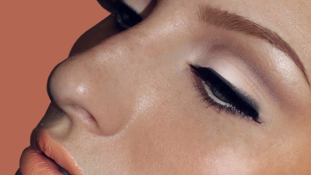 Modern 60s Neutral Cut Crease Makeup Tutorial / Simple Make-up Inspired By Lana del Rey