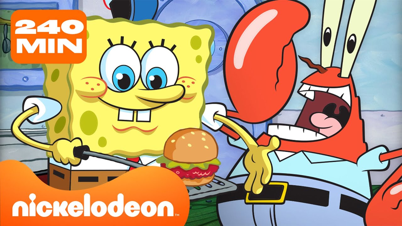 SpongeBob | 4 ORE di SpongeBob 🧽 | Nickelodeon Italia