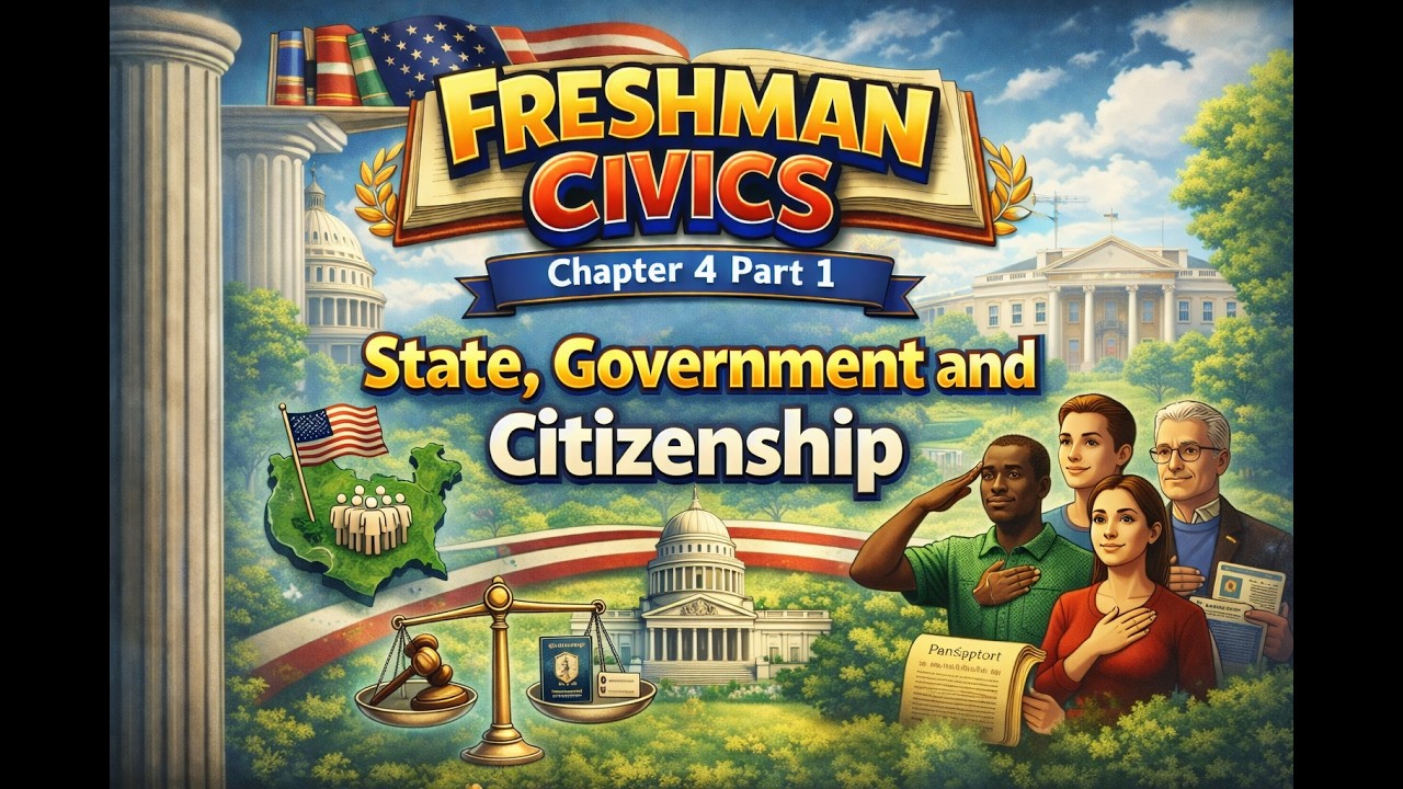 Freshman civics chapter 4 part 1 State , Government and Citizenship