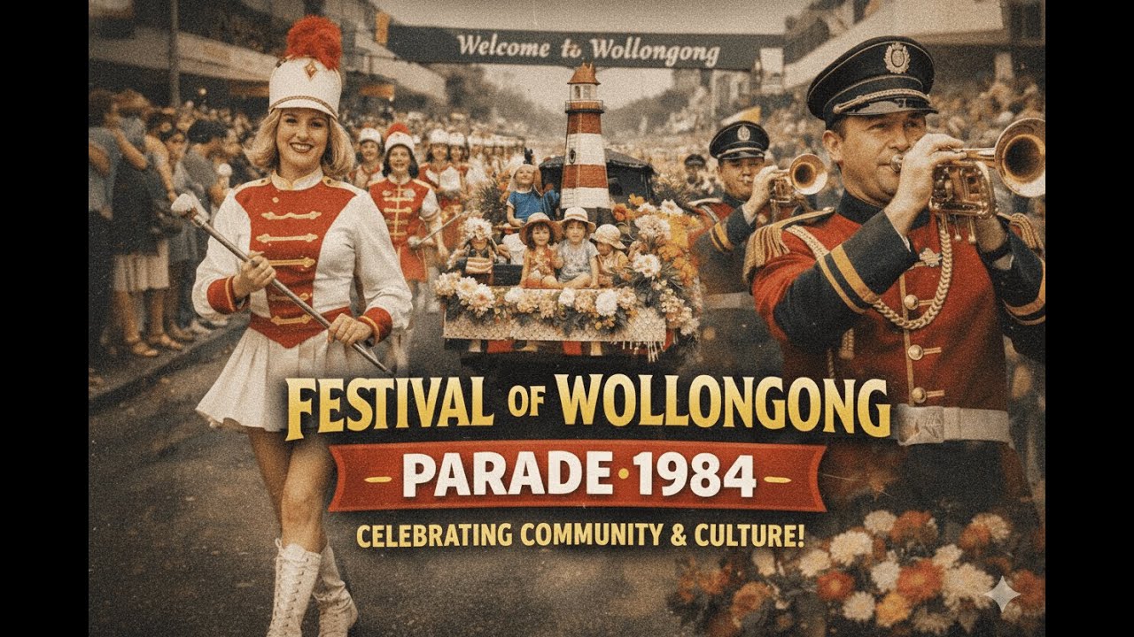 Festival of Wollongong Parade 1984 | A Celebration of Community & Culture | Yesterday Stories