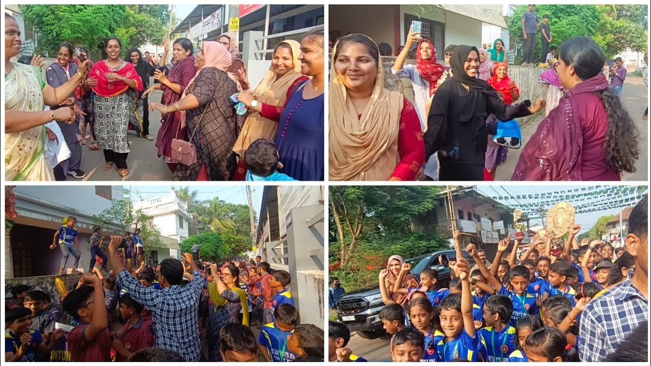 രക്ഷിതാക്കളും ടീച്ചർമാരും കുട്ടികളും ചേർന്നൊരു തകർപ്പൻ ആഹ്ലാദ പ്രകടനം😃👍🏻Overall Championship 💪