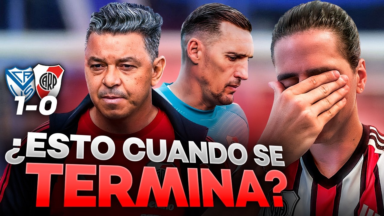 🔥❌LA CRISIS DE RIVER PARECE NO TENER FIN.. PERDIÓ 1-0 VS VELEZ CON GOL DE LANZINI, HASTA CUANDO? 😡