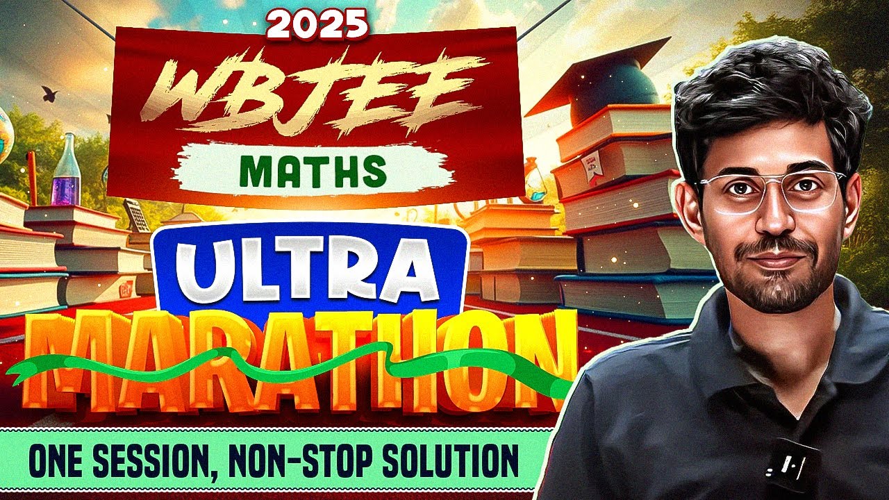 WBJEE 2025 MATHS MARATHON 🔥 #PwBangla #WBJEE PYQ + One Shot + Important Solutions MATH Marathon