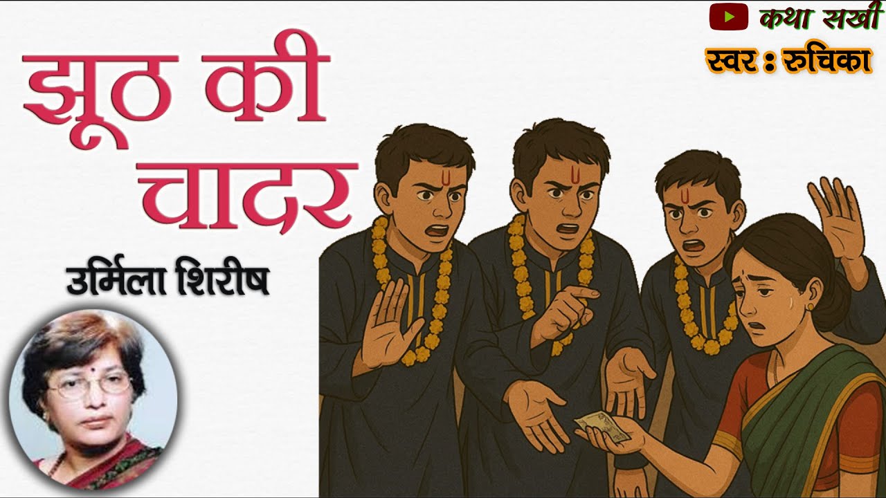 झूठ की चादर -उर्मिला शिरीष ||  Urmila Shirish Story - Jhuth Ki Chadar || Hindi Kahaniyan@kathasakhi
