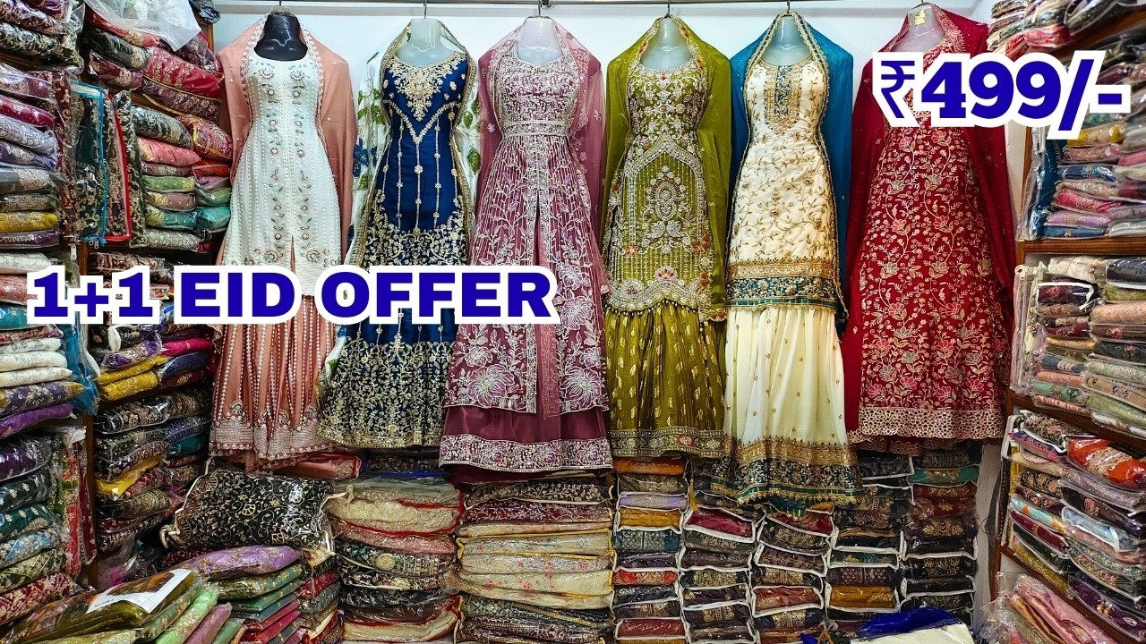 EID SPECIAL 1+1 Designer Suits Tolichowki Damaka Wedding Dresses Hyderabad