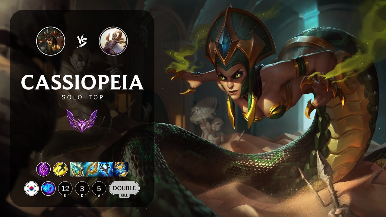 Cassiopeia Top vs Kayle - KR Master Patch 14.1