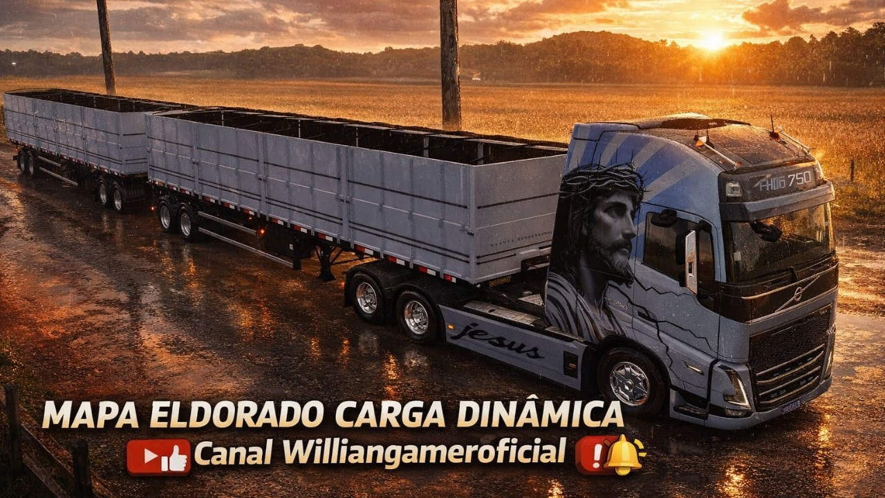 ETS2 REALISTA DEMAIS! MAPA ELDORADO + G29