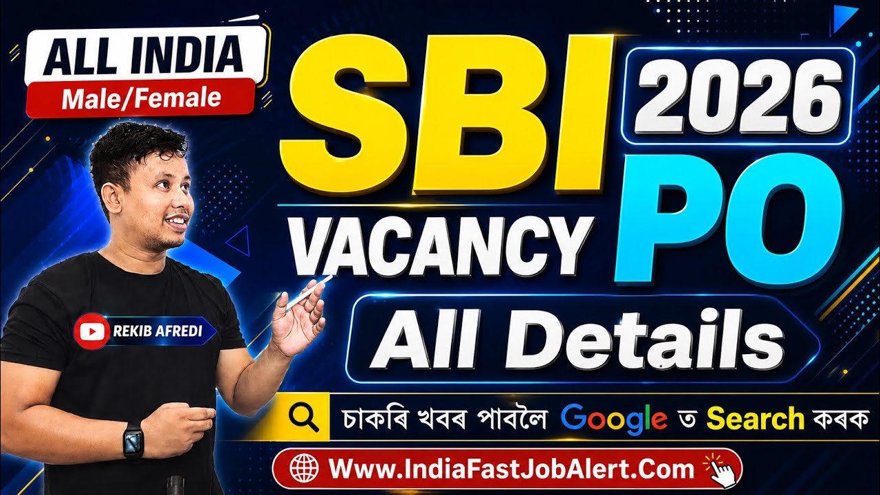 SBI PO New Vacancy 2026 || SBI PO Recruitment 2026 || SBI PO Notification Out 2026