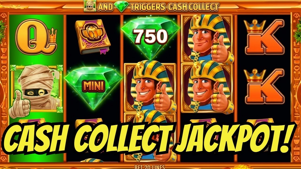 MASSIVE CASH COLLECT JACKPOT BONUS on Mo' Mummy! #slot #casino #jackpot #slotmachine #momummy