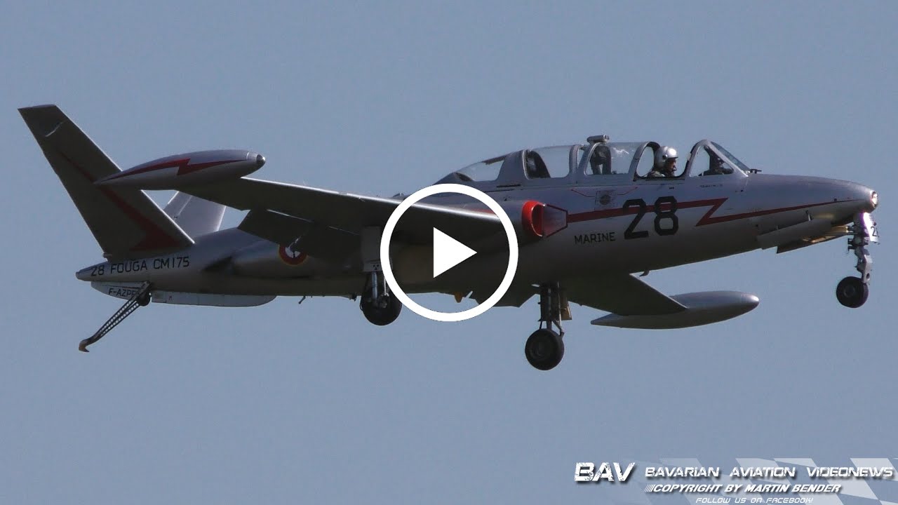 Fouga CM-175 & Morane-Saulnier 760 - F-FZPF & F-AZLT - Display at Villaroche Airfield | Air Legend23