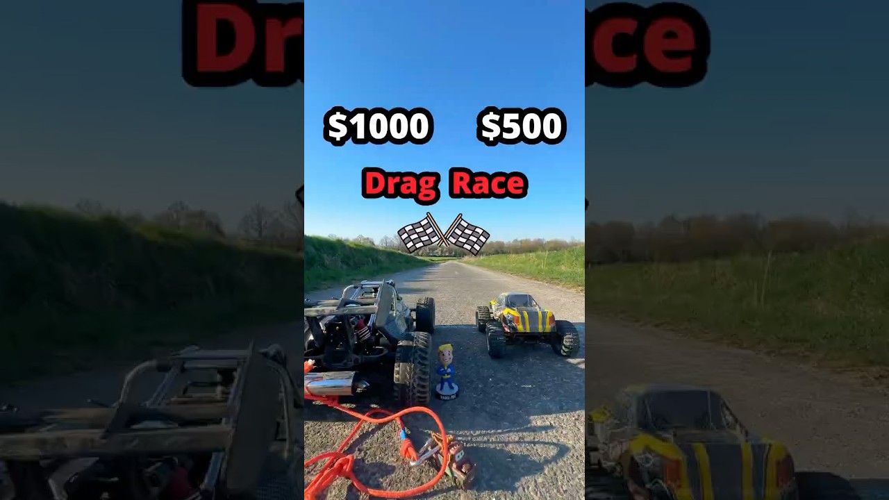 $10 VS $1,000 RC Drag Race🏁🚀😳