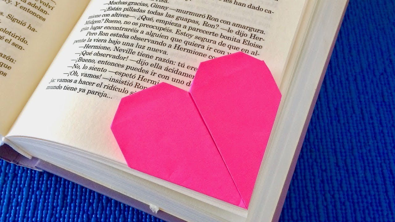 Закладка Валентика 🧡 Валентинка из бумаги своими руками легко и просто 🧡Красивая Закладка уголок!!