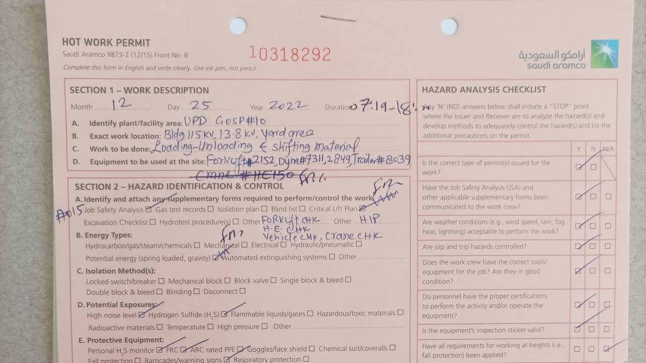 Work permit receiver responsibility and job details and eligibility in Saudi Arabia