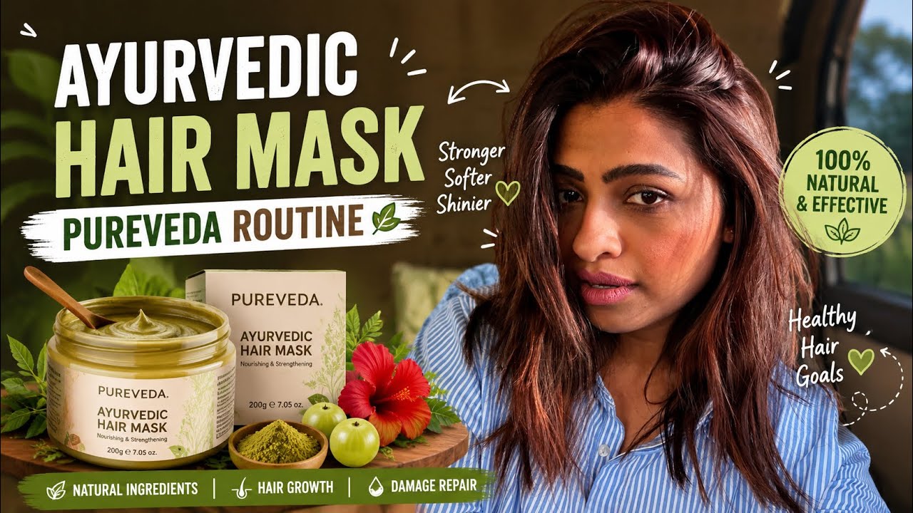 Ayurvedic hair mask by pureveda | Priyanka patel 
