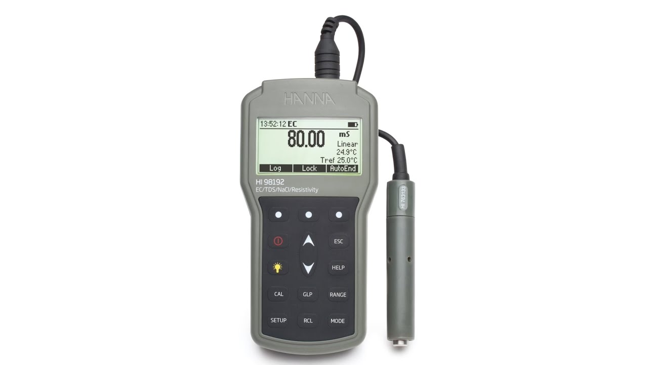 HI98192 Waterproof Portable EC/TDS/Resistivity/Salinity Meter