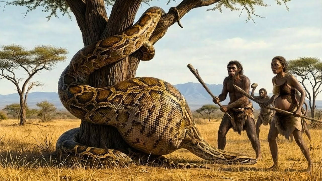 Life Millions Years Ago | The Giant Python vs Prehistoric Humans &ndash; First Deadly Battle