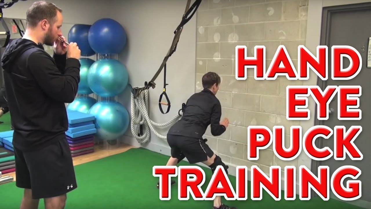 Goalie Training Drill for Hand Eye Coordination Drill - unpredictable as anything!