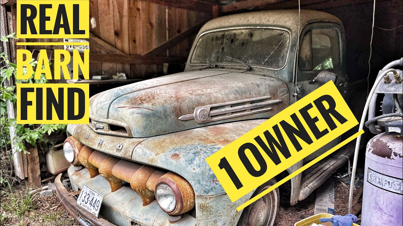 52 Ford truck passed down 4 generations, will it start? 70 years in the same family!