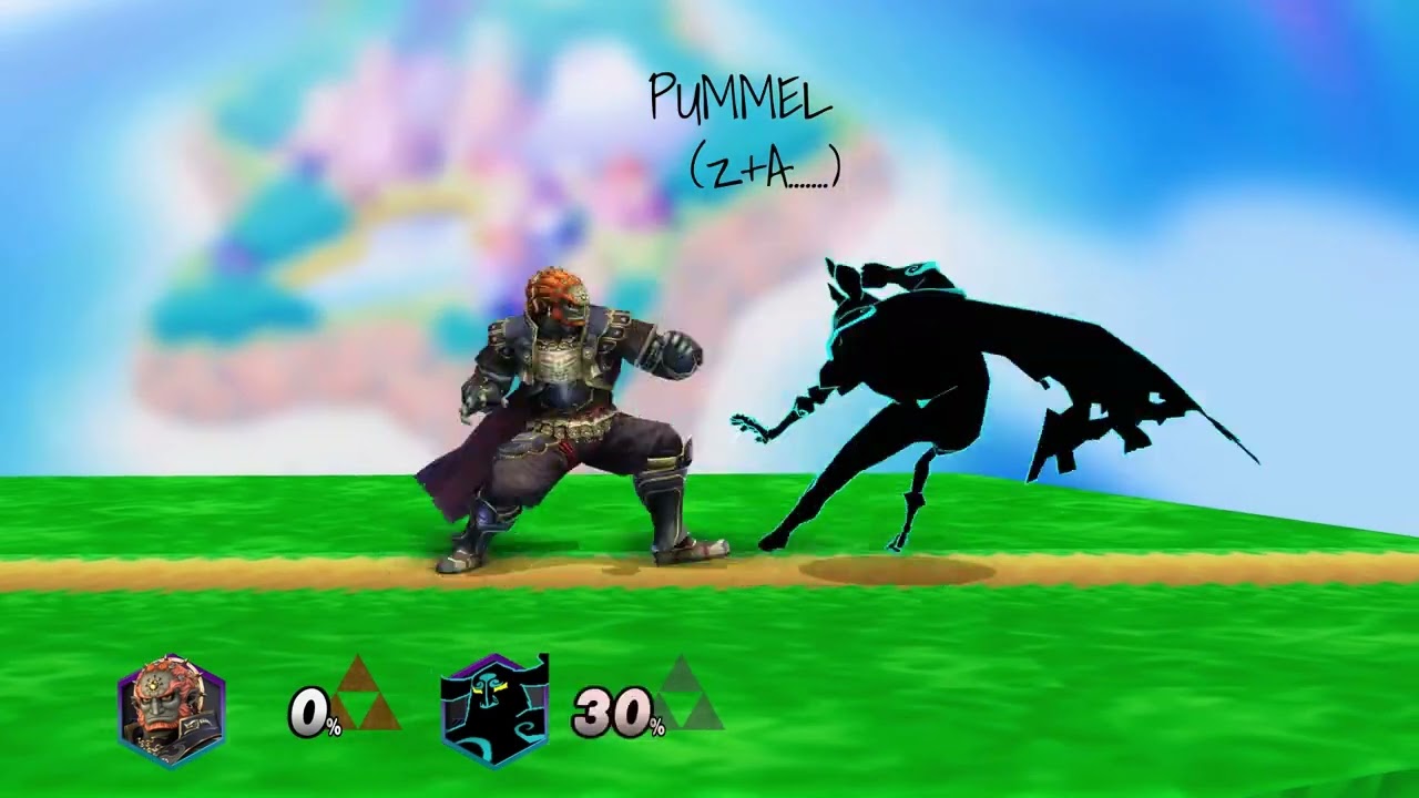 PROJECT M EX REMIX 0.95 B GANONDORF MOVESET SHOWCASE
