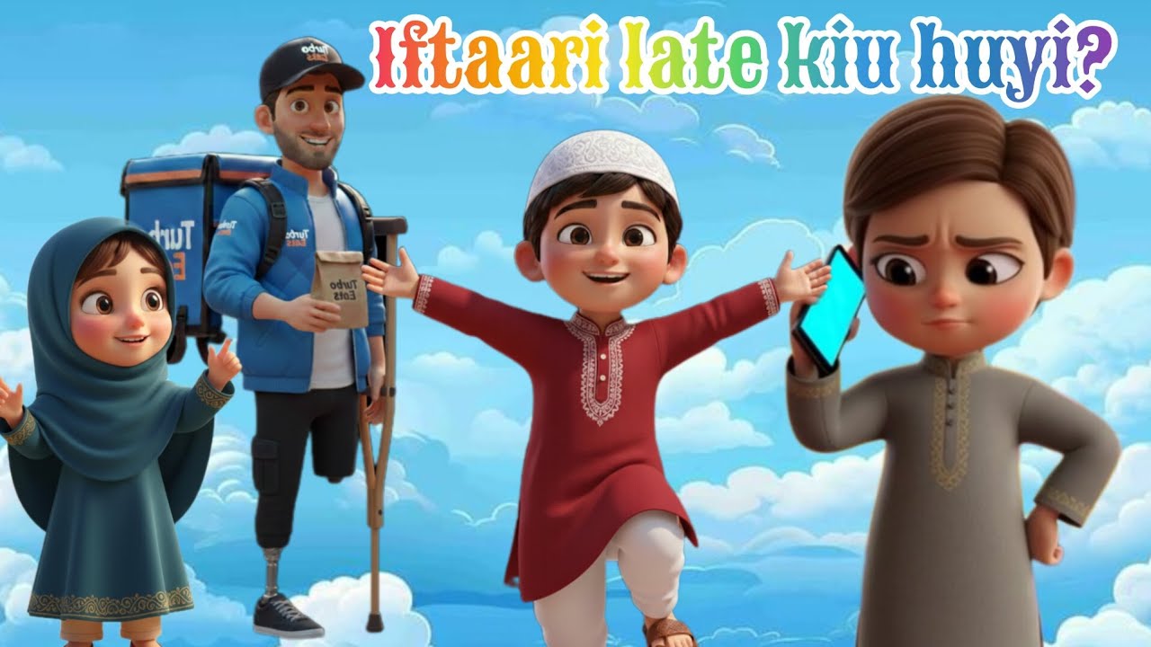 Iftaari kiu late huyi🍛?#islamicstoriesinurduandhindi #cartoon #islamicvideo 