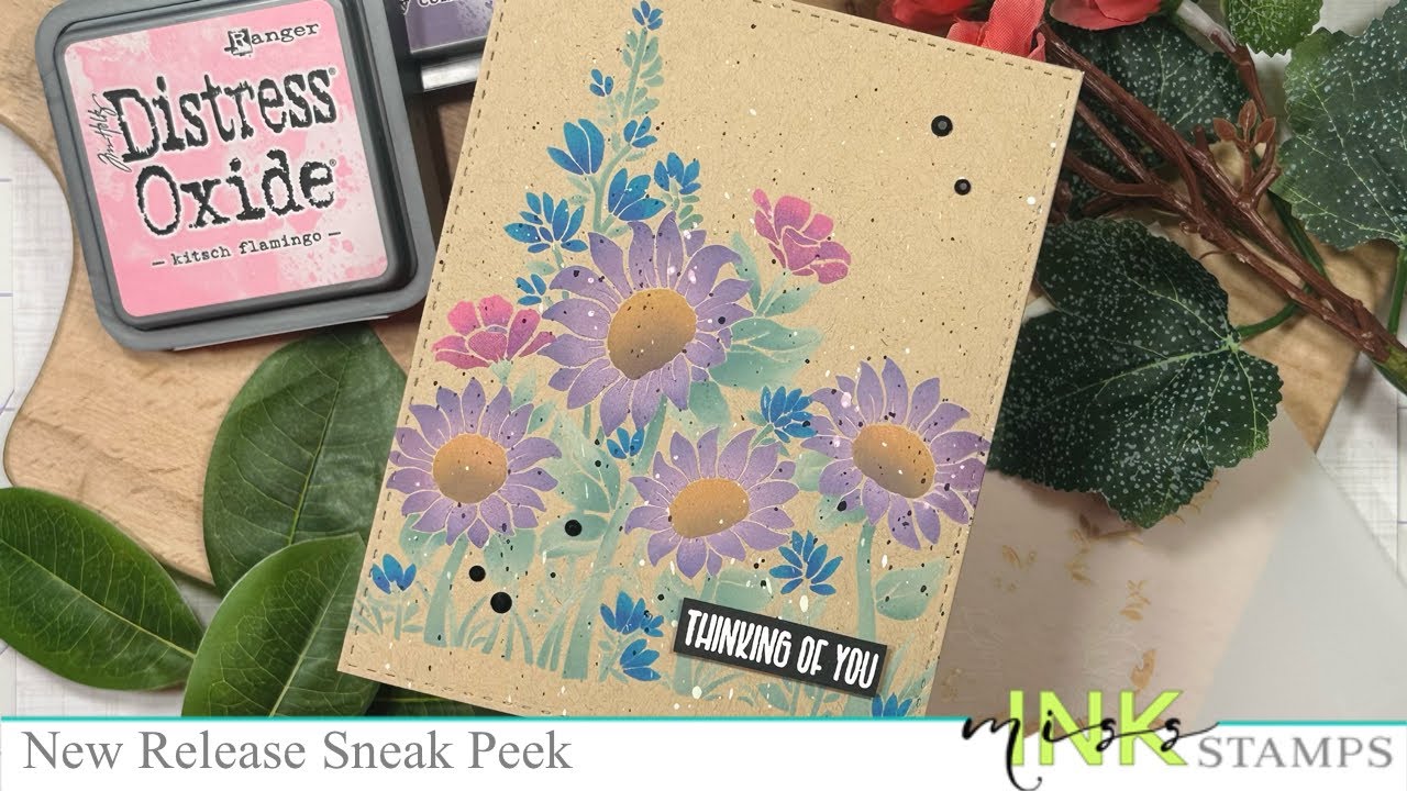 Wildflowers - New Release Sneak Peek | Miss Ink Stamps — Bonus GIVEAWAY!!