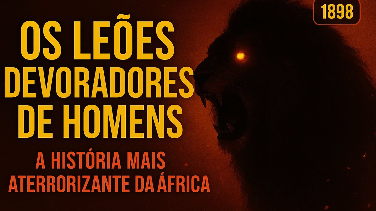 🦁 OS LEÕES DEVORADORES DE HOMENS DE TSAVO - A História Mais Aterrorizante da África.#lendas