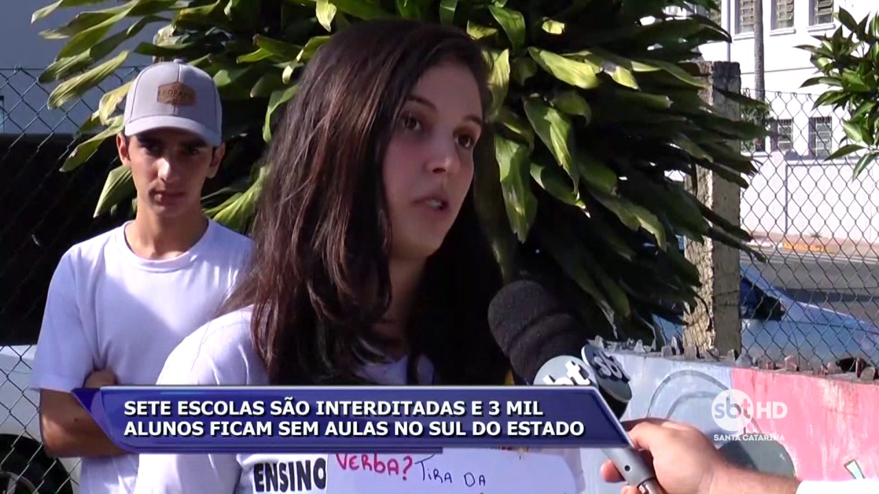 Sete Escolas s&atilde;o interditadas e 3 mil alunos ficam sem aulas no Sul do Estado