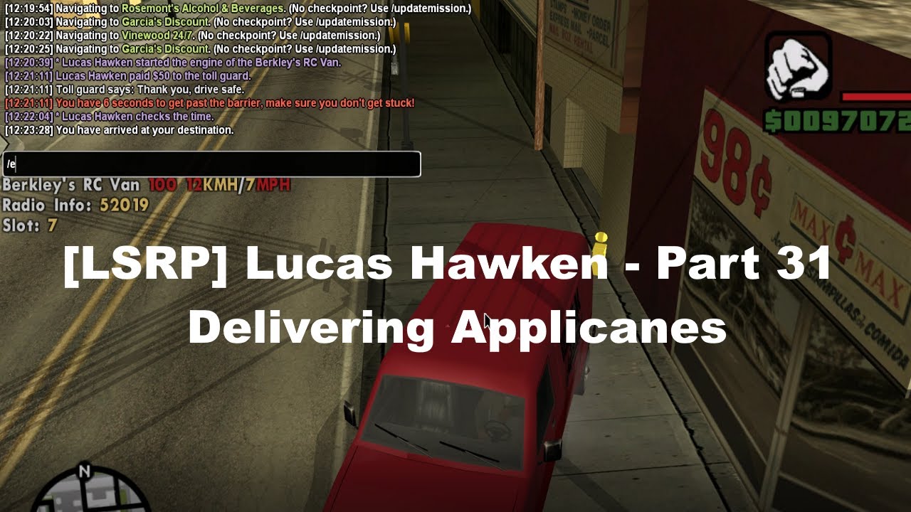 [LSRP] Lucas Hawken - Part 31 - Delivering Applicanes